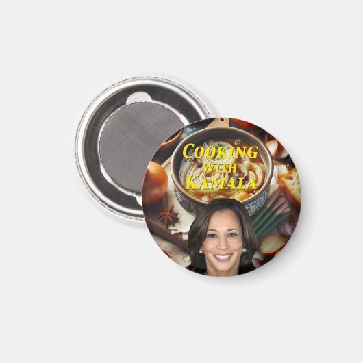 Kochen mit Kamala Magnet (Vorderseite/Rückseite)