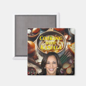 Kochen mit Kamala Magnet (Vorderseite/Rückseite)