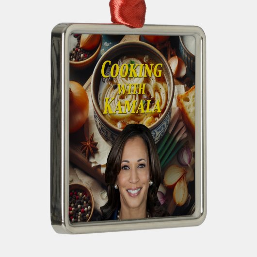 Kochen mit Kamala Ornament Aus Metall (Rechts)
