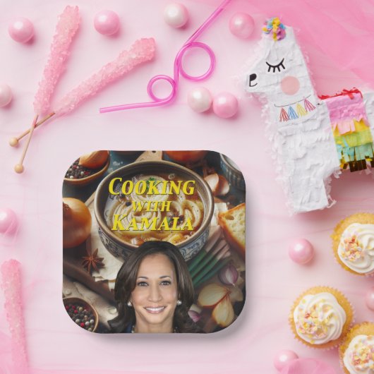 Kochen mit Kamala Pappteller (Party)