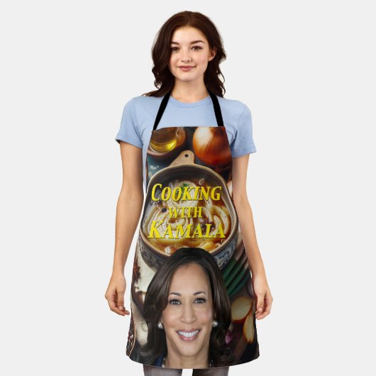 Kochen mit Kamala Schürze (Getragen)