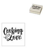 Kochen mit Liebe Gummistempel (Stempel)