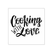 Kochen mit Liebe Gummistempel (Prägung)