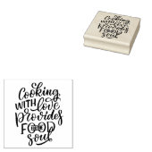 Kochen mit Liebe Gummistempel (Stempel)