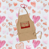 Kochen mit Liebe-Herzspeicher-Schürze Schürze