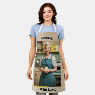 Kochen mit Liebe Mandeln Erwachsene Schürze