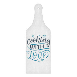 Kochen mit Liebe Schneidebrett