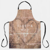 Kochen mit Liebe Schürze (Vorderseite)