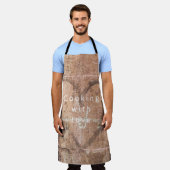 Kochen mit Liebe Schürze (Getragen)