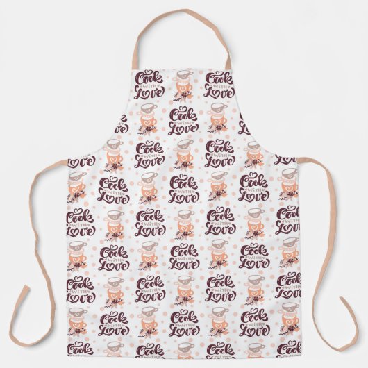 Kochen mit Liebe Schürze (Vorderseite)