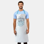 Kochen mit Liebe Schürze (Getragen)