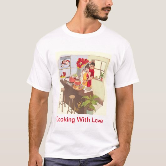 Kochen mit Liebe T-Shirt (Vorderseite)