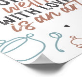 Kochen mit Liebe Typografie Poster (Ecke)