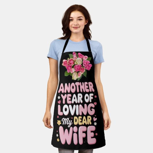 Kochen mit Liebe und Schürze zum Jubiläum für Ihre (Getragen)