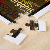 Kochen mit Liebe Word-Art-Puzzle Puzzle (Seite)