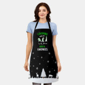 Kochen mit meinen Veganen Gnomen, Vegane Küche Sch Schürze (Getragen)