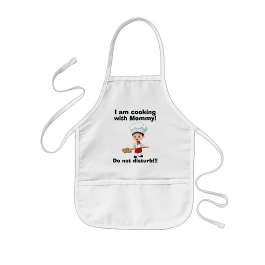 Kochen mit Mommy! Kinderschürze (Vorne)