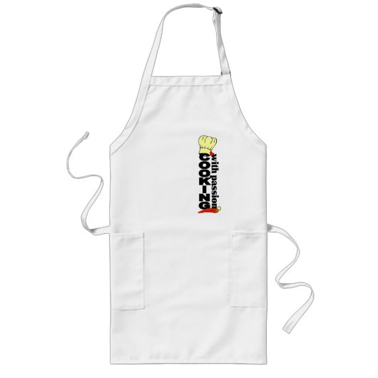 Kochen mit Passion-Schürze Lange Schürze (Vorne)