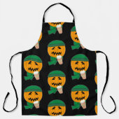 Kochen mit Pumpkin Hipster Jack Halloween Schürze (Vorderseite)