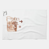 Kochen mit Schwester-Tuch Geschirrtuch (Horizontal)