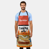 Kochen mit St. Lawrence All-over-Print-Schürze Schürze (Getragen)