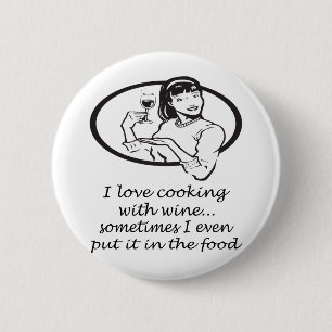 Kochen mit Wein Button