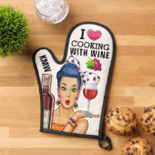 Kochen mit WEIN Ofenhandschuh (Oben unten)