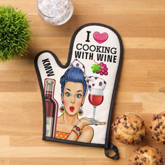 Kochen mit WEIN Ofenhandschuh (Oben unten)