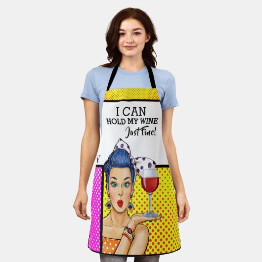 Kochen mit WINA-Spaß Schürze (Getragen)