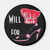 Kochen nach High Heel Shoes Magnet (Vorne)