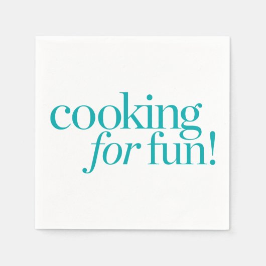 Kochen nach Spaß Serviette (Vorderseite)