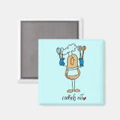 Kochen, Nuss und Geschenke Magnet (Vorderseite/Rückseite)