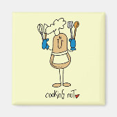 Kochen, Nuss und Geschenke Magnet (Vorne)