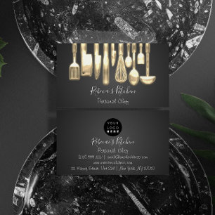 Kochen Persönlicher Koch Restaurant Kraft Visitenkarte