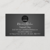 Kochen Persönlicher Koch Restaurant Kulinarisches  Visitenkarte (Rückseite)