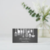 Kochen Persönlicher Koch Restaurant Kulinarisches  Visitenkarte (Stehend Vorderseite)