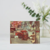 Kochen Postkarte (Stehend Vorderseite)