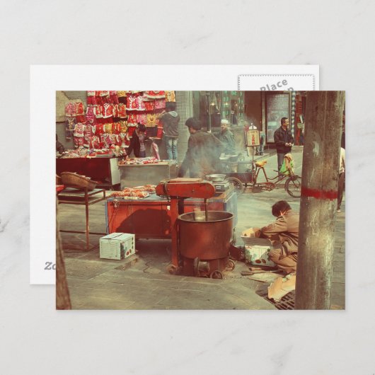 Kochen Postkarte (Vorne/Hinten)