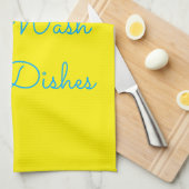 Kochen Sie, ich wasche die Geschirr Küchentuch (Viertel Falte)