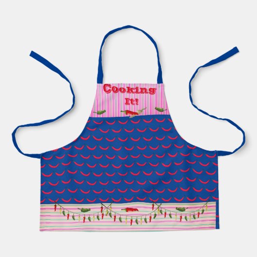 Kochen Spaß Hot Paprikaschoten Schürze (Vorderseite)