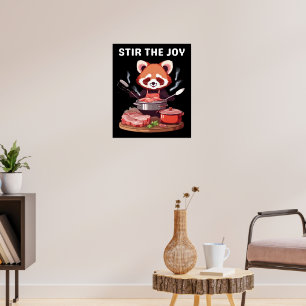 Kochen stir die Freude Poster