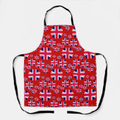 Kochen UK & British Flag Union Jack Köche Küche Schürze (Vorderseite)