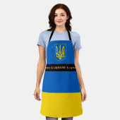 Kochen Ukraine und ukrainische Fahne Koch Küche Schürze (Getragen)