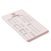 Kochen Umformungen niedliches Rosa Magnet (Rechte Seite)