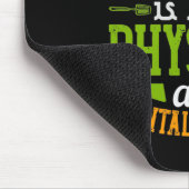 Kochen und Backen ist sowohl physisch als auch psy Mousepad (Ecke)