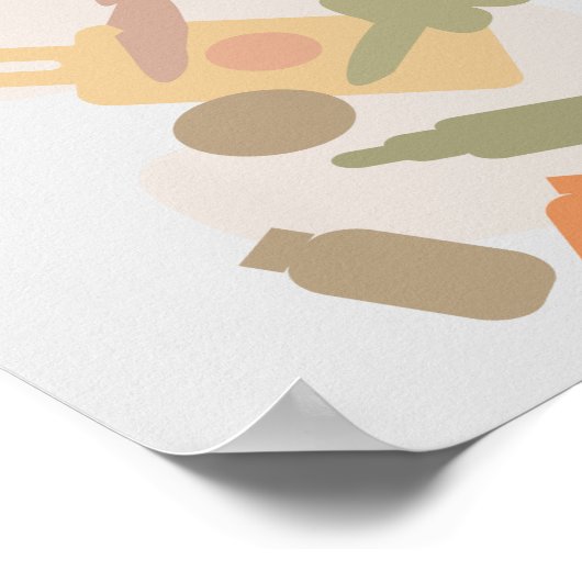 Kochen und Kitchen Theme Poster (Ecke)