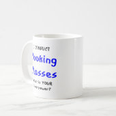 Kochen unterrichten kaffeetasse (Vorderseite Links)