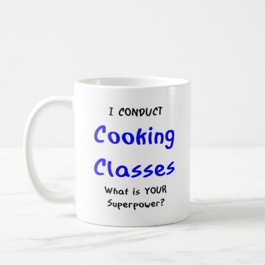 Kochen unterrichten kaffeetasse (Links)