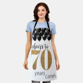 Kochen von 70 Jahren Geschmack Schürze (Getragen)