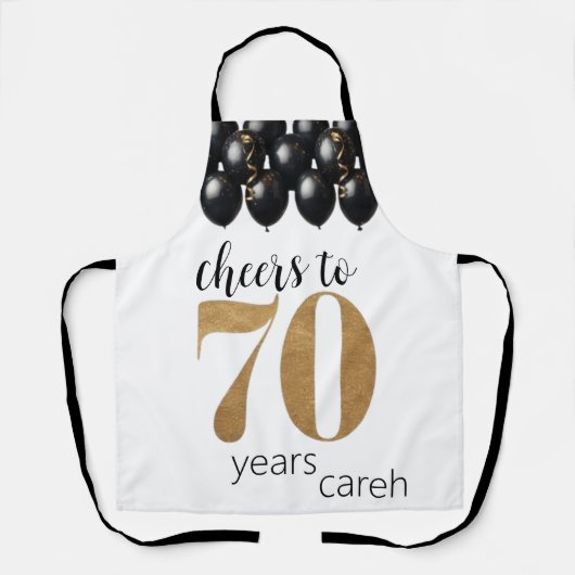 Kochen von 70 Jahren Geschmack Schürze (Vorderseite)